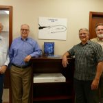From left to right: New Lumendi staff - James White; Eric Coolidge; Dennis Daniels and Ian Shaw